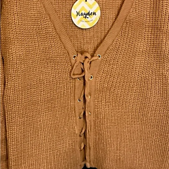 HAYDEN Women's Tan Sweater - Picture 3 of 3